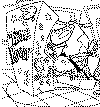 view cow and chicken