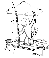 view curious george fishing