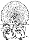 view furby with peacock.GIF