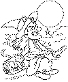 Witch Coloring Page