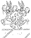 view bugs bunny cheerleader
