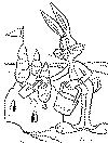 view bugs bunny sand castle