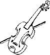 view violin coloring page