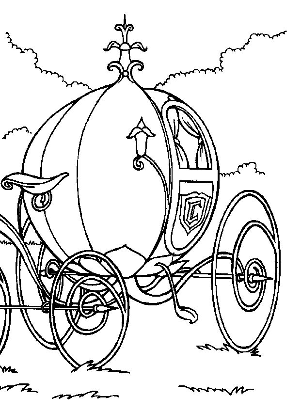 view coloring princess cinderella 4