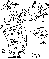 view sponge bob on beach