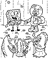 view sponge bob singing with sandy