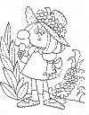 spring coloring page