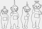 view teletubbies pointing