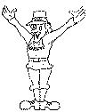 Thanksgiving Pilgrim Coloring Page