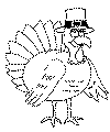Thanksgiving Turkey Coloring Page