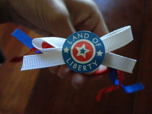 4th of july hair deocations step 9