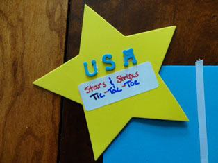 stars and stripes tic tac toe game