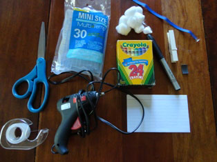 uncle sam clothespin magnet craft materials