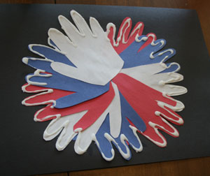 kids fourth of july fireworks craft