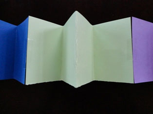 accordian paper book craft
