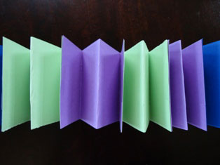 accordian paper book picture