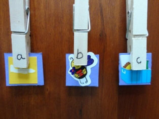 alphabet clothespins craft
