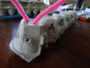 alphabet caterpillar craft