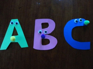 alphabet letter faces