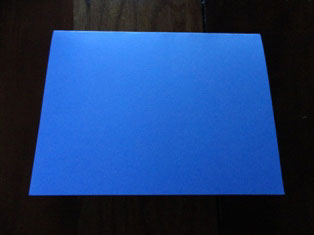 colored cardstock card