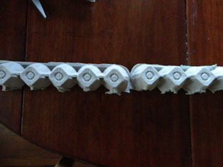 cut egg carton craft 