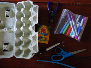 alphabet caterpillar materials