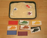 Dinosaur Color Match Dig