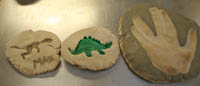 Salt Dough Fossils