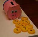 piggy bank counting craft
