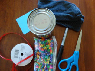 soup can pencil holder craft materials