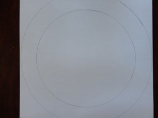 cardboard circle