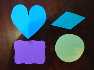 cardstock shapes