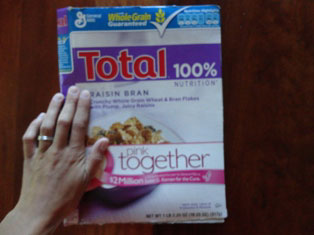 cereal box project