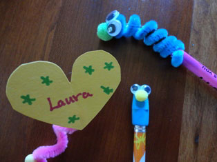 pencil toppers craft