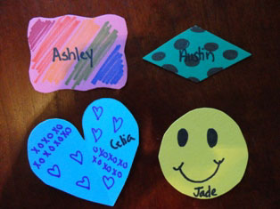 decorated shapes