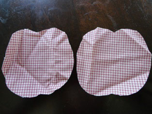 fabric apples craft