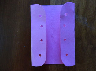 folded cardstock