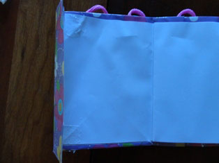 gift bag notebook craft