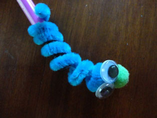 pipe cleaner caterpillar craft