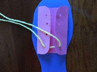 shoelace tying