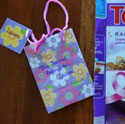 gift bag notebook craft