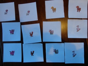 animal matching game