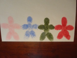 finger print people bible craft