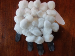handprint sheep craft