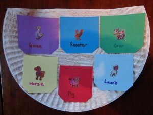 noahs ark matching game craft