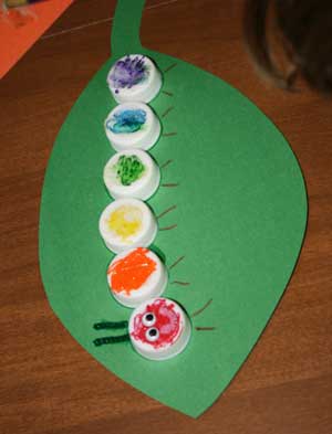 kids caterpillar craft