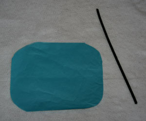 butterfly craft step 1