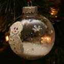 snow globe ornament craft
