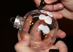 snowman ornament craft