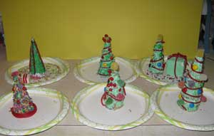 sugar cone christmas trees